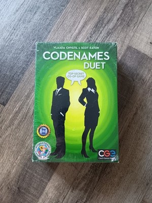Codenames Duet Co-Op Card Game By Czech Games NEW & Sealed Board Game Loose Seal