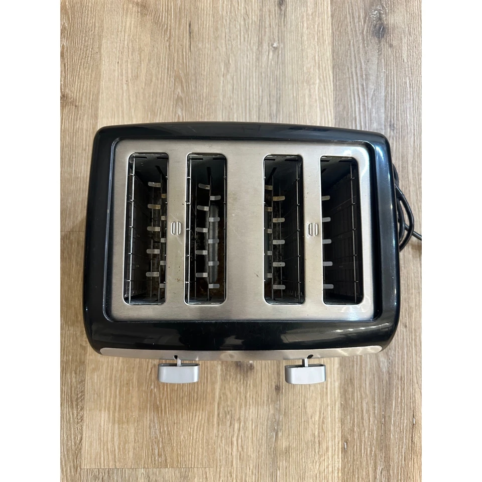 TOSTADORA KENMORE ACERO INOXIDABLE 4 REBANADAS CONTROLES DOBLES RANURAS EXTRA ANCHAS Foto 2 de 4