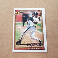 Kevin Mitchell Giants 1991 Topps 40 Years Baseball Card #30
