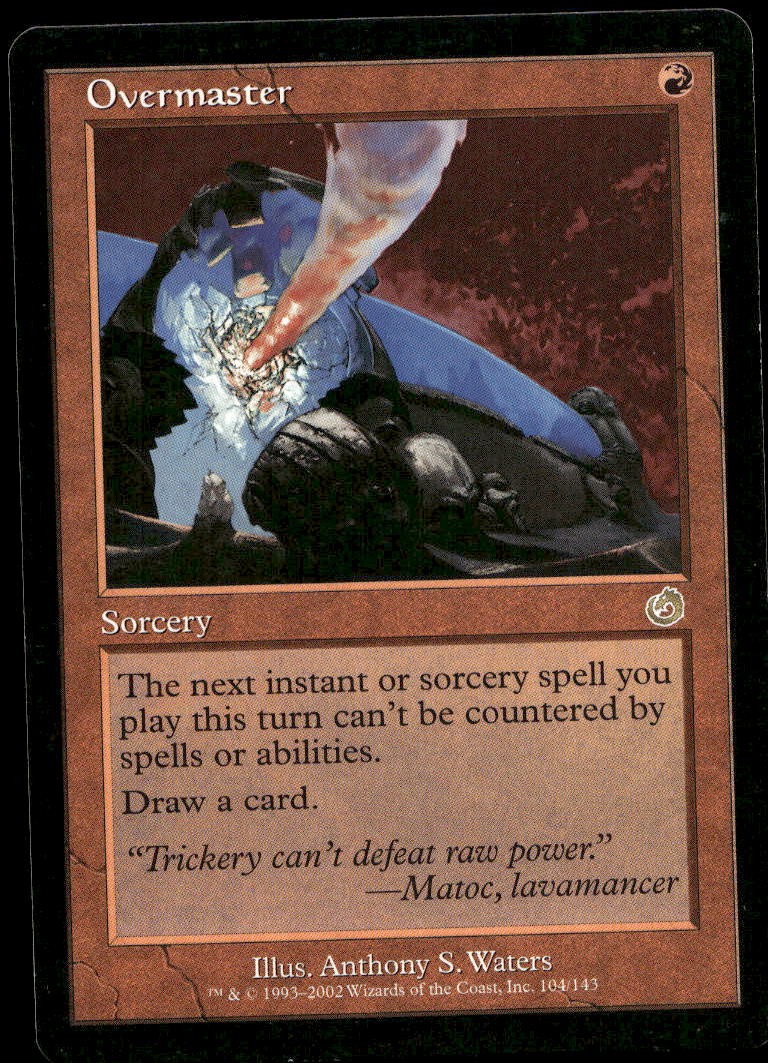 OVERMASTER TORMENT MAGIC: THE GATHERING LP