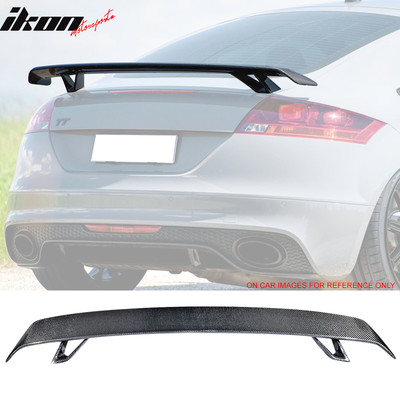 Fits 08-19 Audi TT MK2 8J MK3 FV 8S 2-Door RS Carbon Fiber CF Trunk Spoiler Wing