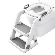 Potty Training Seat, 2 in 1 Potty Training Toilet Seat with Step Stool Ladder...