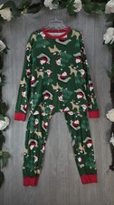 Carter  s Adult Santa Reindeer PJ Pajama Set Family Matching Sleep Green XXLARGE