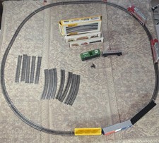 VINTAGE Bachmann Train Lot - 36 Pieces, Track  Train Cars