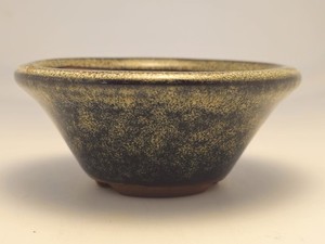 Japanese Eimei Round Bonsai Pot 3.875" X 2"