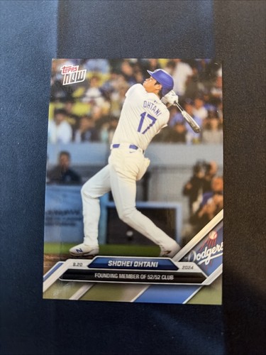 2024 Topps Now Shohei Ohtani #731 Dodgers 52/52 Club