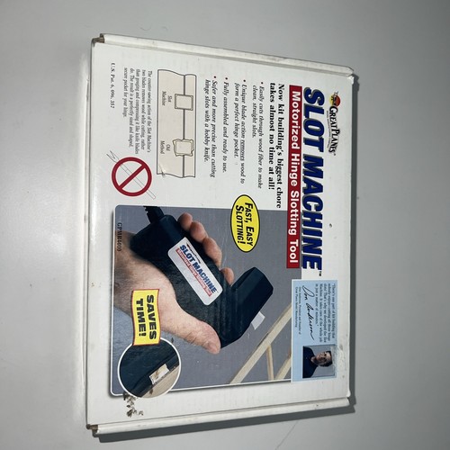 GREAT PLANES Balsa Wood Model Slot Machine Motorized Hinge Slotting Tool + Hinge