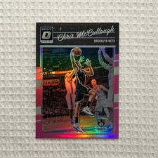2016-17 Panini Donruss Optic Pink Prizm /25 SSP Chris McCullough #84 Nets Card