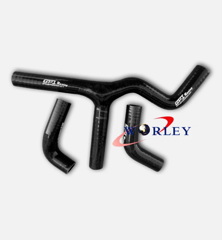 Manguera de radiador de silicona naranja para KTM 400 450 525 SX EXC MXC/560 2006 Foto 3 de 4