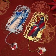 Anime Heaven Official's Blessing‌ Xie Lian Hua Cheng Metal Bookmark Pendant Gift