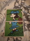 2 FIGURINE LINUS  - ANNO 1971 - Serie IL PUZZLE.SENZA NUMERO. RECUPERATE