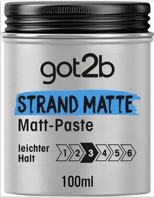 got2b Strand Matte Matt-Paste (100 ml), Styling Paste für matte Surfer 