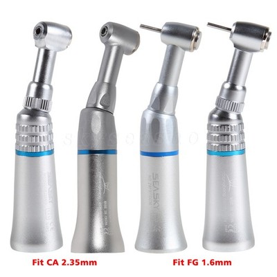 Dental Low Speed Push Button Contra Angle Handpiece Fit RA2.35mm/ FG1.6mm Bur sk