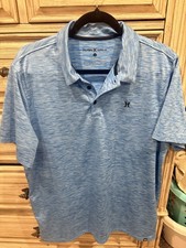 Hurley Mens Polo Large Blue