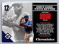 2017 Panini Chronicles #36 Rougned Odor Blue #/399