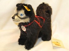 Plush Toy Steiff Siberian Husky Mohair 15cm 5.9 Inches