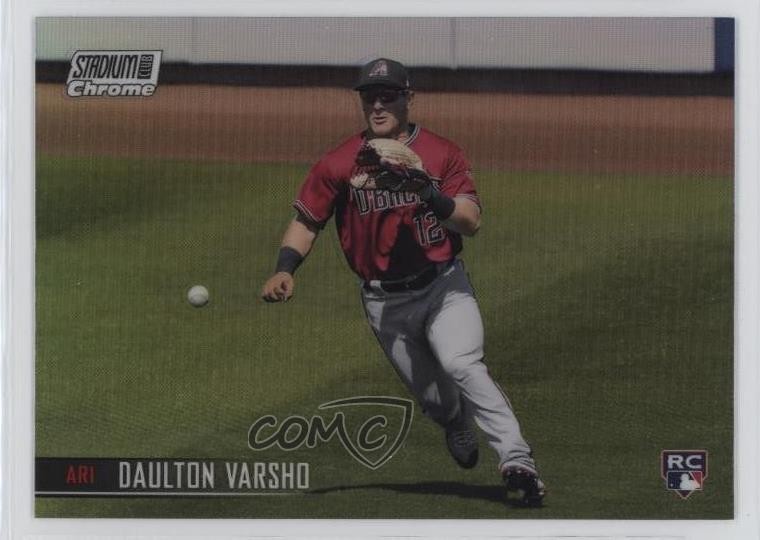 2021 Topps Stadium Club Chrome Refractor Daulton Varsho #168 Rookie RC fm0