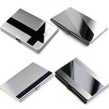 Stainless Steel Card Holder Case Pocket Metal Wallet for ID Credit Business Card
