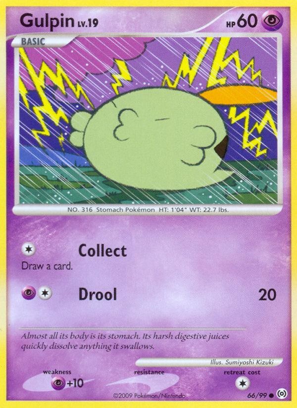 Pokemon Gulpin (66/119) Arceus MP REVERSE HOLO