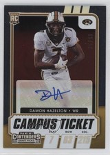 2021 Contenders Draft Picks Campus Ticket 35/99 Damon Hazelton Jr #301 Auto 3hd