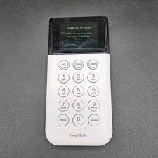 SimpliSafe Home Security System Keypad Remote White Model SSKP3 Tested Works 