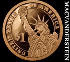2014-S Calvin Coolidge Presidential Dollar - Choice Gem Proof  Lustrous  #M662 — photo 2