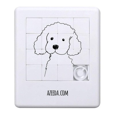 'Cute Poodle Sketch' Sliding Puzzle (PZ00034153)