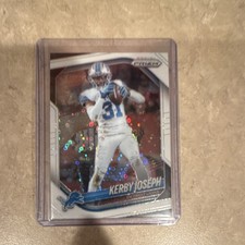 2025 Panini Prizm Kerby Joseph #41 Detroit Lions Disco Prizm Football Card
