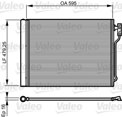 VALEO 814192 Kondensator, Klimaanlage für BMW,BMW (BRILLIANCE)