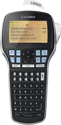 Label Maker with Adapter LabelManager 420P High-Performance Label Maker Recharge