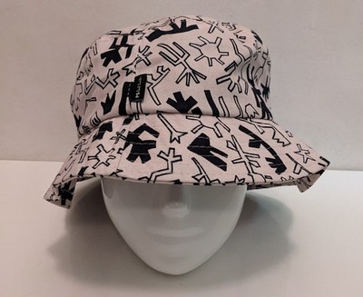 PS by Paul Smith White Dancing Flower Bucket Hat Size Medium
