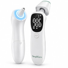 Ear Forehead Thermometer, FDA Cleared, for Babies Adults Ear Forehead Du