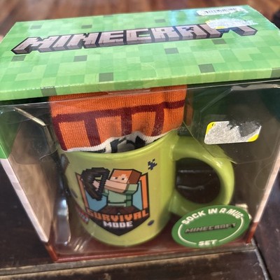 Minecraft Survival Mug & Socks Alex TNT Sword