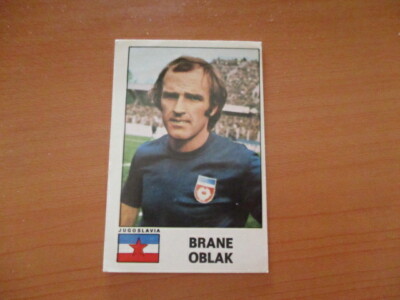 PANINI 1975/76 TRACK OBLAK FOOTBALLERS FIGURINE - YUGOSLAVIA N.627 original