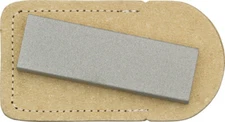 Eze-Lap Pocket Diamond Sharpener 26F NG Measures 3" x 1" . Comes with leather st
