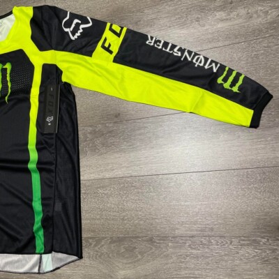 New FOX MONSTER ENERGY Motocross Jersey, Size L | eBay