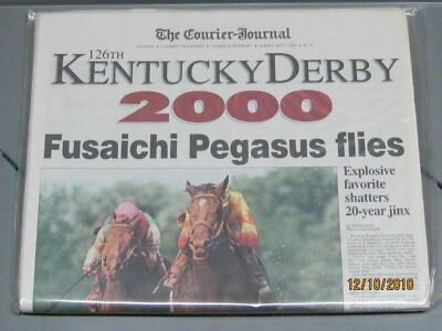 126th Kentucky Derby - Fusaichi Pegasus Collectible Newspaper
