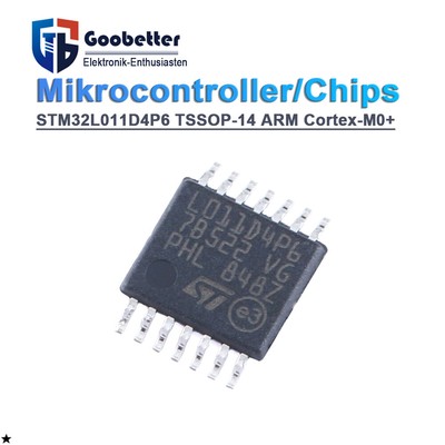 STM32L011D4P6 TSSOP-14 ARM Cortex-M0+ 32-Bit Ultra-Low-Power MCU Mikrocontroller