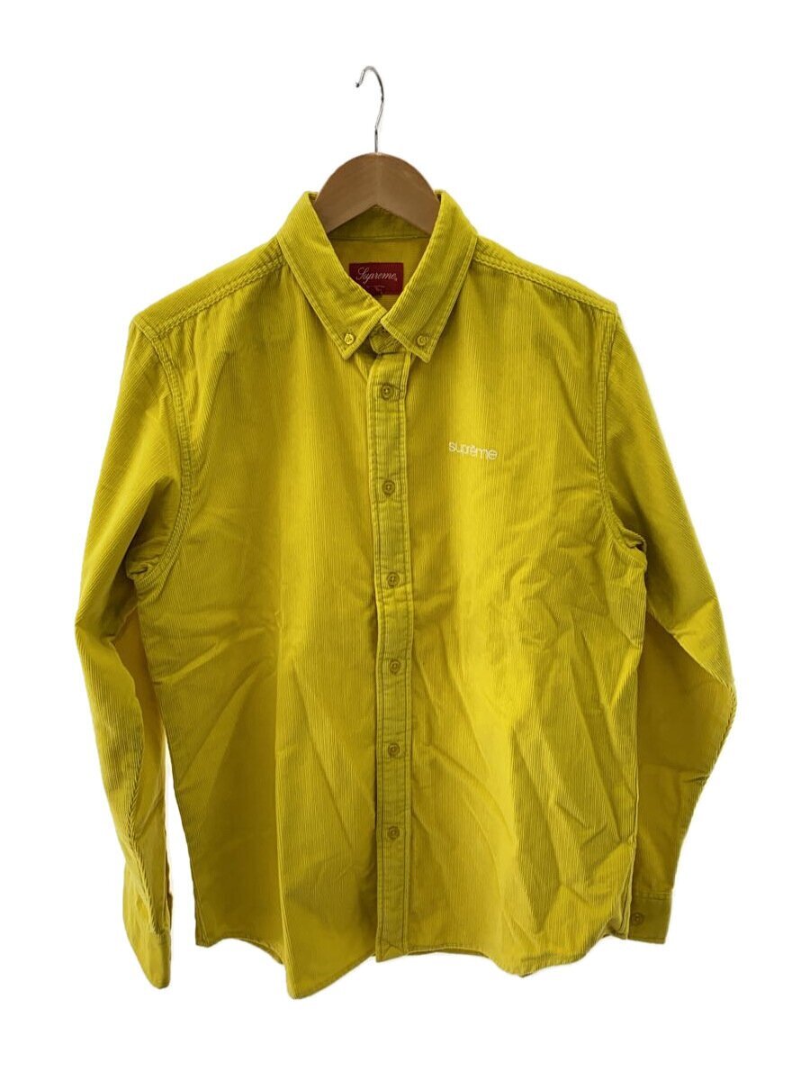 Supreme Long Sleeve Shirt M Cotton YLW Corduroy Shirt | eBay 