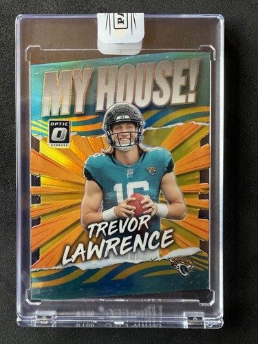 Trevor Lawrence [Gold] #MH-1 2021 Panini Donruss Optic My House card