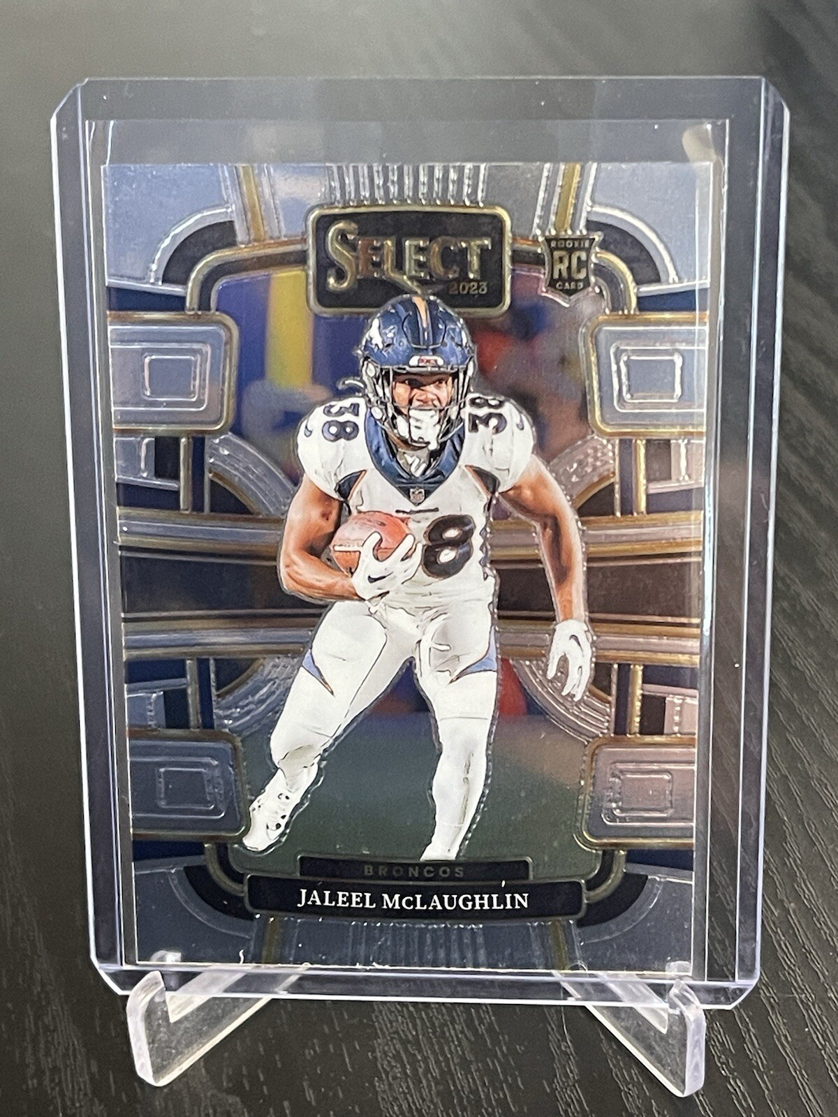 Jaleel McLaughlin 2023 Panini Select RC Rookie Concourse #32 Broncos