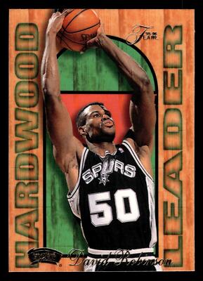 1995-96 Fleer #24 David Robinson Hardwood Leader Card TCCCX | eBay