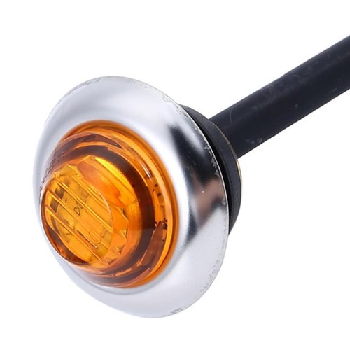 2x Amber Side Light Indicator For Classic Car Land Rover Series Triumph Mg LED - Picture 9 of 9