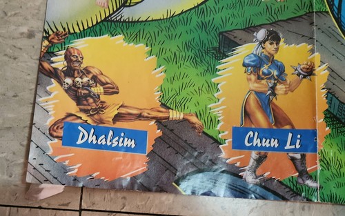 Street Fighter II Original 1992 December Game Pro magazine double sided poster - Picture 4 of 12