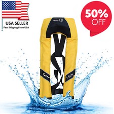 New Year Sale Life Jacket Vest Adult Fishing Boating PFD Manual Inflatable