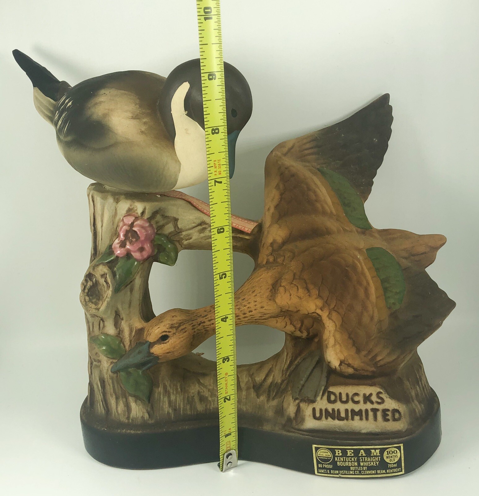 Jim Beam Decanter 1985 Ducks Unlimited Pintail View Photos REPAIRED