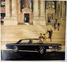 Chrysler New Yorker Vintage 1964 Car Ad Magazine Print Automobile