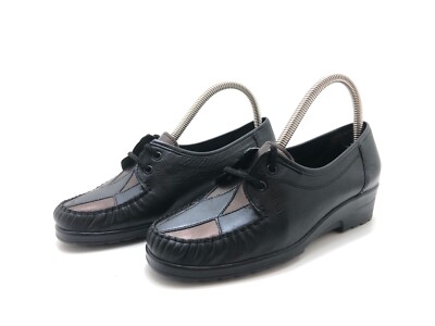 Jenny By Ara Damen Sneaker Turnschuhe Halbschuhe Schnürschuhe Schwarz Gr. 37,5