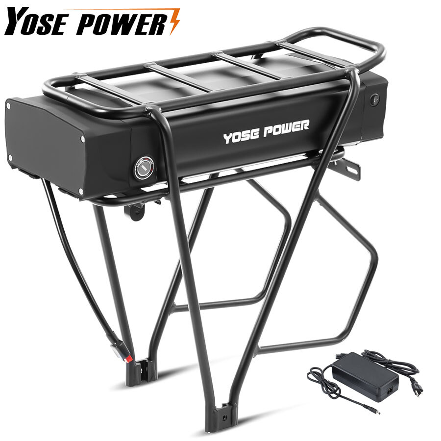 48V 14AH Lithium Electric Bicycle Battery Rear Rack Type w/ Holder Charger For 48V 1000W Bike 48V 14AH Lithium Electric Bicycle Battery Rear Rack Type w/ Holder Charger For 48V 1000W Bike