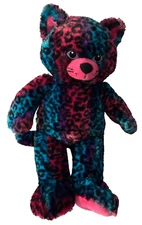 Weighted Colored Leopard with 4 lbs, Stuffed Animal large jungle cat, autism toy